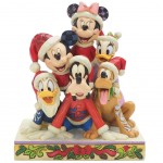 Figurine Mickey Disney Traditions - Empiler la joie de Ftes