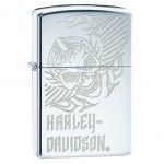 Briquet Zippo Harley Davidson Skull