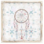 Cadre en bois Boho Indien 55 x 55 cm - Attrape rve