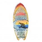 Magnet planche de surf en cramique 10 cm