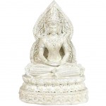 Bouddha en Polyrsine Beige 18.5 cm