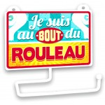 Drouleur papier toilette en mtal - Je suis au bout du rouleau