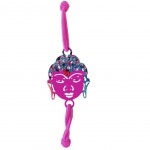 Bracelet Fantaisie filigrane lastique - Bouddha - Rose Fuchsia