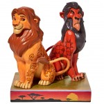 Figurine Le Roi Lion Simba et Scar - Disney Traditions