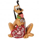 Figurine Pluto Coeur Disney Traditions - Jim Shore