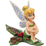 Figurine Fe Clochette assise sur du Houx - Disney Traditions