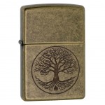 Briquet Zippo Arbre de vie en Laiton Bross