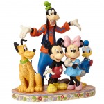Figurine Mickey Disney Traditions - Les 5 amis