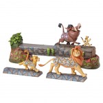 Figurine Le Roi Lion Disney Traditions - Carefree Camaraderie