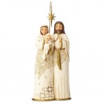 Figurine Jim Shore  Voir et croire - Golden Garland Holy Family