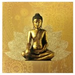 Cadre en toile Zen Lotus 20 x 20 cm