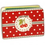 Porte ponge Griotte rouge en cramique