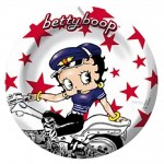 Cendrier Betty Boop en métal - Biker