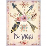 Cadre en toile Boho Indien 40 x 30 cm -  Be Wild