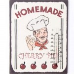 Plaque Dcorative Thermomtre Homemade en mtal  25 x 20 cm