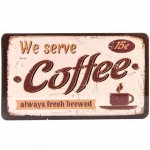 Planche  dcouper We serve Coffee en mlamine 23  x 14 cm