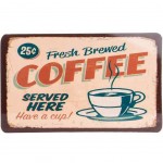 Planche  dcouper Fresh Brewed Coffee en mlamine 23 x 14 cm