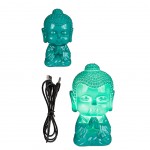 Mini Lampe USB Bouddha Vert - 8 LED
