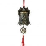 Cloche Kwan Yin desse de la Compassion en mtal