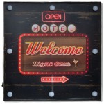 Dcoration Lumineuse Welcome Night club rtro
