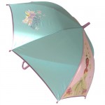 Parapluie La princesse et la grenouille turquoise
