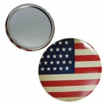 Miroir de poche USA drapeau