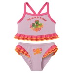 Maillot de bain Franklin la tortue 2 pices parme