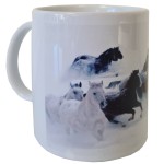 Mug chevaux sauvages par Cbkreation