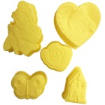 Set de 5 moules en silicone jaune Disney Princesses - Belle