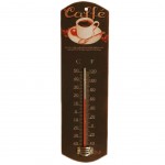 Thermomètre rétro déco Caffé bleu