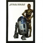 Miroir Star Wars R2D2 et 6PO C3PO