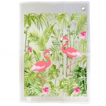 Torchon de cuisine Flamants roses coton 50 x 70 cm