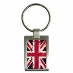 Porte cls drapeau UK craquel en mtal par Cbkreation