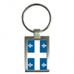 Porte cls drapeau Quebec en mtal par Cbkreation