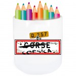 Pot  crayon Corsica  par Cbkreation