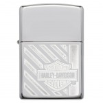 Briquet Zippo Harley Davidson Logo stripes