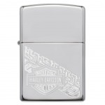 Briquet Zippo Harley Davidson Logo tire tracks