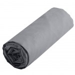 Drap housse couleur Gris Perle 160 x 200 cm - Alicia - 57 fils