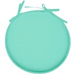 Coussin de chaise Ronde Nelson 40 cm - Bleu