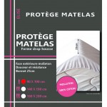 Protège matelas molleton pour lit 1 place - alèse 90 x 190 cm