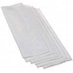 6 serviettes de table damassées 100 % polyester Napoli