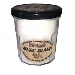 Bougie Sud Armes 40 heures Parfum de Grasse - Musc Blanc