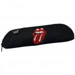 Trousse tudiant Rolling Stones noire brode