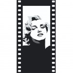 Serviette de bain Marilyn Monroe 90 x 170 cm - Toucher velours