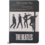 Carnet Beatles lastiqu 21 cm