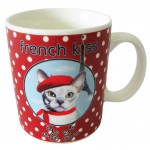 Mug French Kiss Le chat  Paris