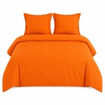 Housse de Couette 80 fils Coton percale 260 x 240 cm - Cuivre