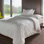 Housse de Couette 80 fils Coton percale 140 x 200 cm - Neige