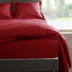 Housse de Couette 80 fils Coton percale 240 x 220 cm - Rubis