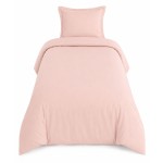 Housse de Couette 80 fils Coton percale 140 x 200 cm - Blush